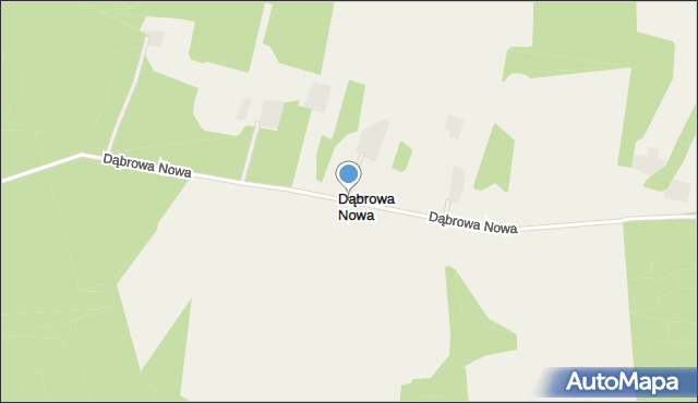 Dąbrowa Nowa, Dąbrowa Nowa, mapa Dąbrowa Nowa