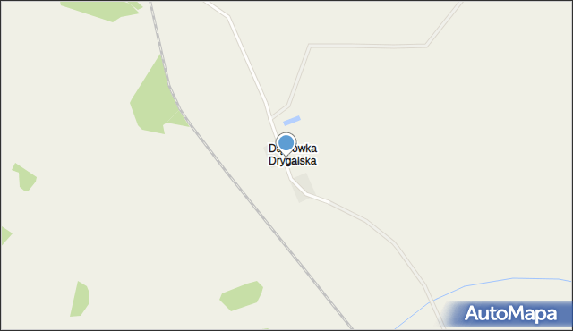 Dąbrówka Drygalska, Dąbrówka Drygalska, mapa Dąbrówka Drygalska