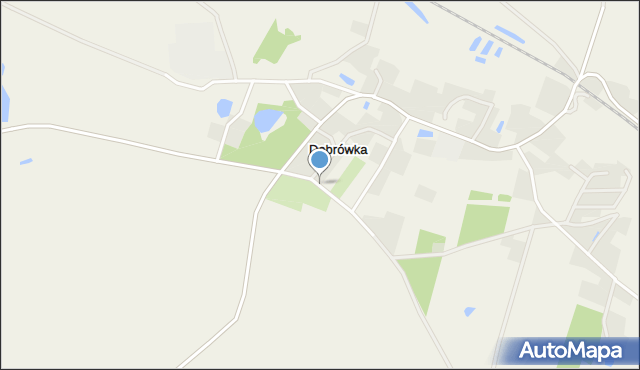 Dąbrówka gmina Borzytuchom, Dąbrówka, mapa Dąbrówka gmina Borzytuchom