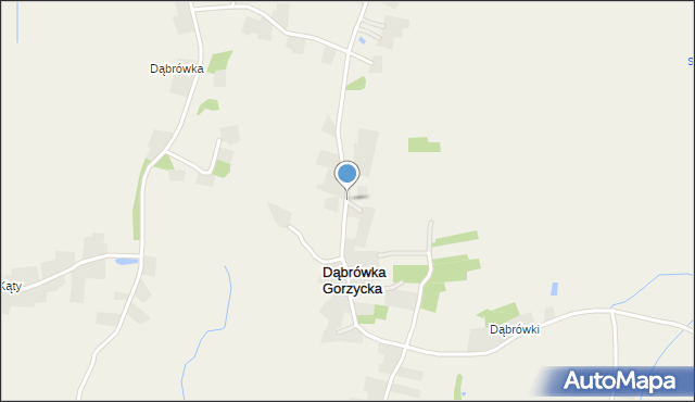 Dąbrówka Gorzycka, Dąbrówka Gorzycka, mapa Dąbrówka Gorzycka