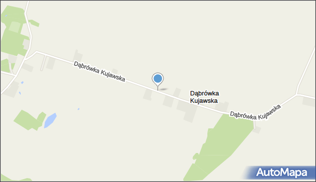 Dąbrówka Kujawska, Dąbrówka Kujawska, mapa Dąbrówka Kujawska