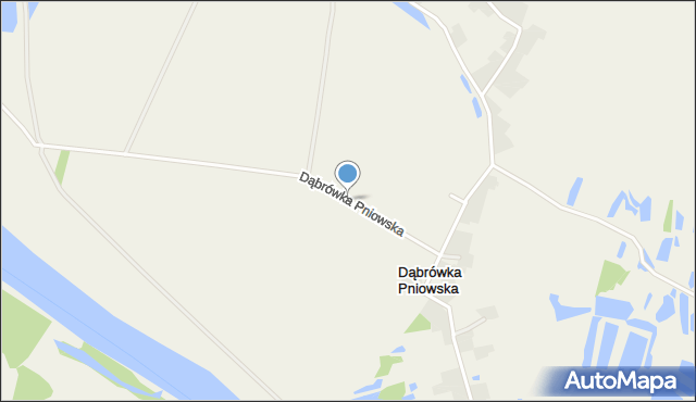 Dąbrówka Pniowska, Dąbrówka Pniowska, mapa Dąbrówka Pniowska