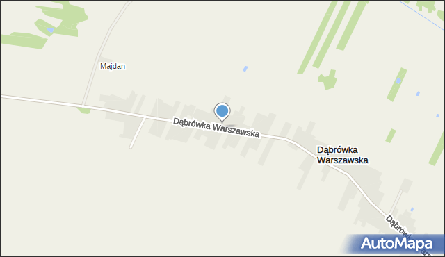 Dąbrówka Warszawska, Dąbrówka Warszawska, mapa Dąbrówka Warszawska