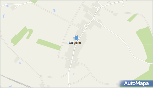 Dalęcino, Dalęcino, mapa Dalęcino