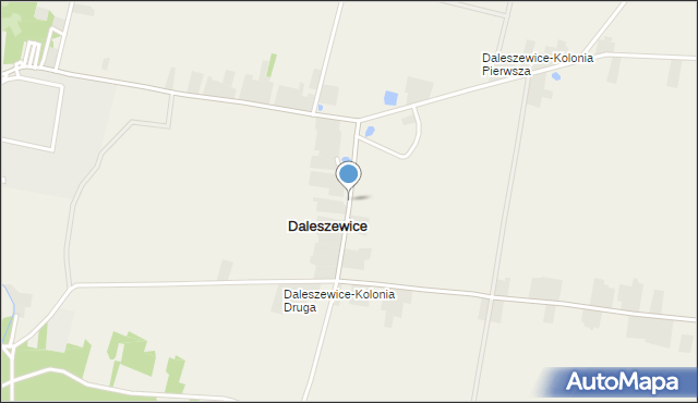 Daleszewice, Daleszewice, mapa Daleszewice