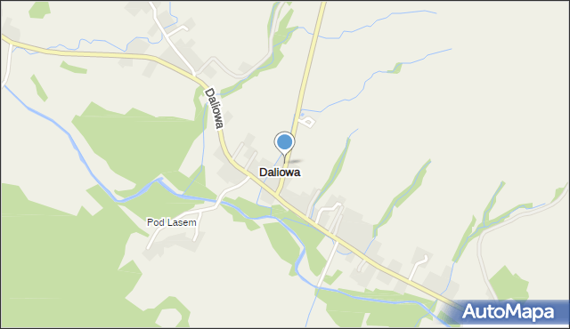 Daliowa, Daliowa, mapa Daliowa