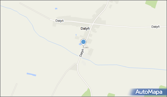 Datyń, Datyń, mapa Datyń