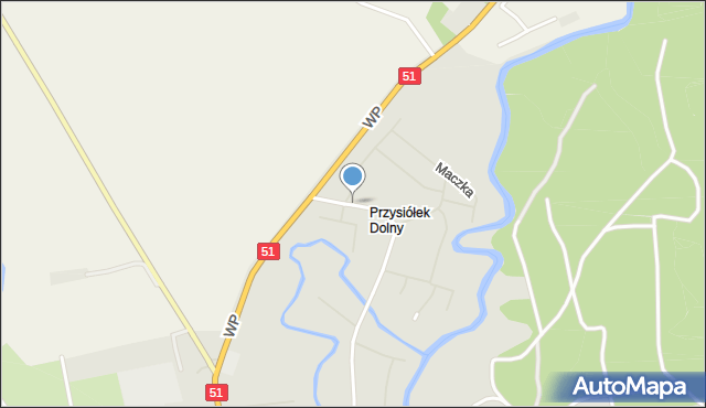 Dobre Miasto, Dąbrowskiego Jarosława, gen., mapa Dobre Miasto