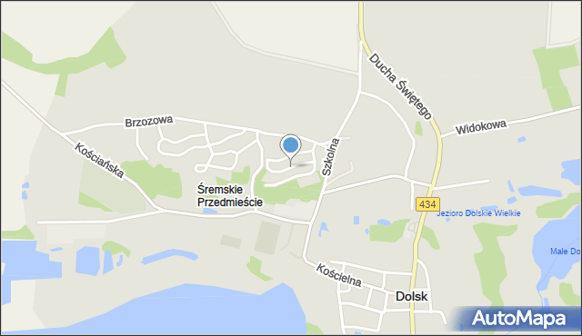 Dolsk powiat śremski, Dawna 9 Maja, mapa Dolsk powiat śremski