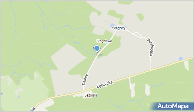 Elbląg, Daleka, mapa Elbląga