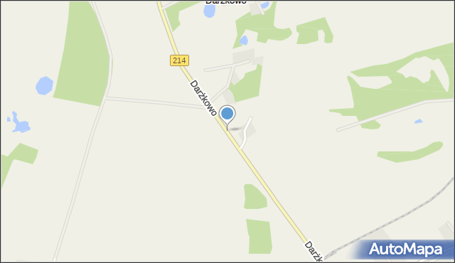 Garczegorze, Darżkowo, mapa Garczegorze