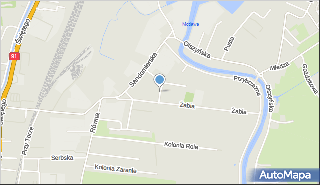 Gdańsk, Daleka, mapa Gdańska