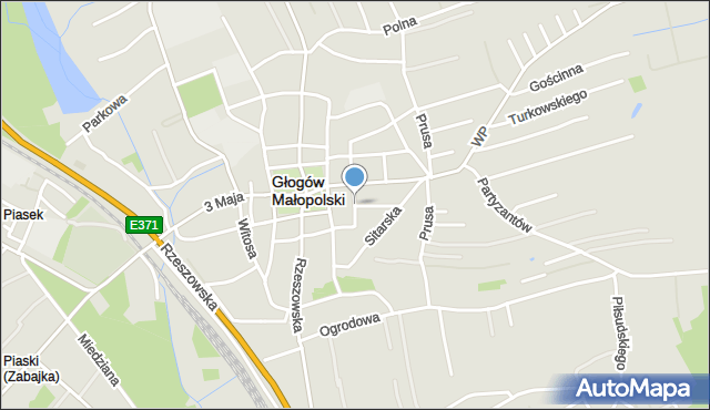 Głogów Małopolski, Dawna Joselewicza Berka, mapa Głogów Małopolski