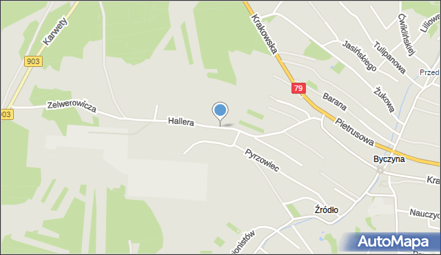 Jaworzno, Dawna Rapackiego Adama, mapa Jaworzno