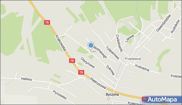 Jaworzno, Dawna Żukowa Gieorgija, marsz., mapa Jaworzno