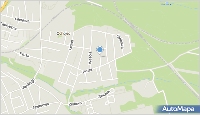 Katowice, Dawna Stahla, mapa Katowic