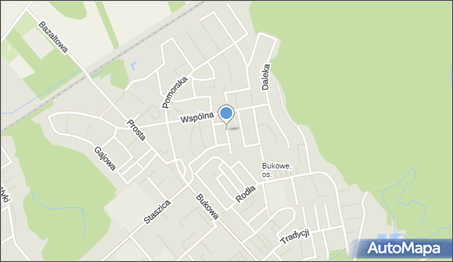 Koszalin, Dawna Kuczkowskiego Ignacego, mapa Koszalina