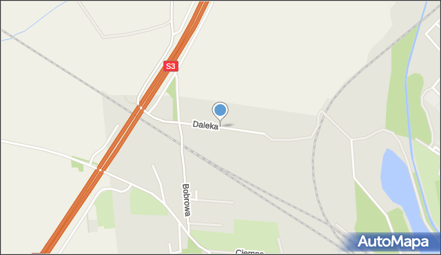 Legnica, Daleka, mapa Legnicy