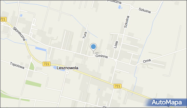 Lesznowola powiat piaseczyński, Dawna Gminnej Rady Narodowej, mapa Lesznowola powiat piaseczyński