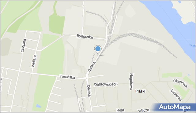 Malbork, Daleka, mapa Malborka