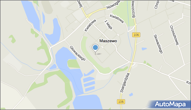 Maszewo powiat goleniowski, Dawna Buczka, mapa Maszewo powiat goleniowski