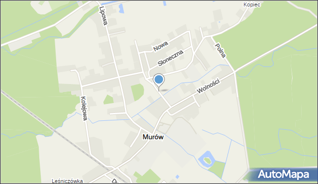 Murów, Dawna Świerczewskiego Karola, gen., mapa Murów