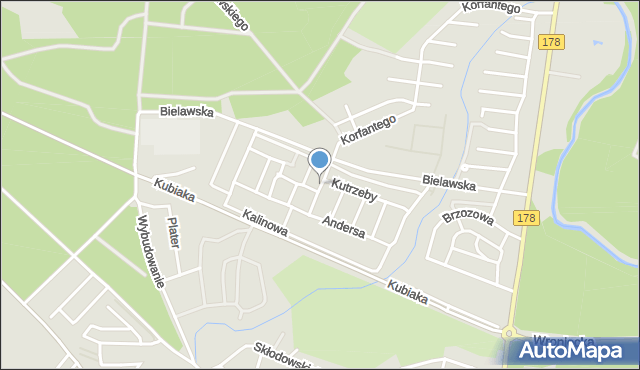 Oborniki, Dawna Berlinga Zygmunta, gen., mapa Oborniki