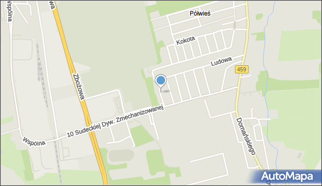 Opole, Daleka, mapa Opola