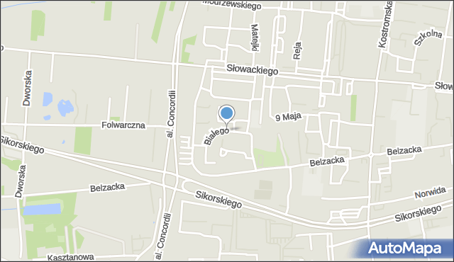 Piotrków Trybunalski, Dawna Rudnickiego Lucjana, mapa Piotrków Trybunalski