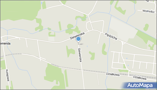 Poręba powiat zawierciański, Dawna Ziętka Jerzego, gen., mapa Poręba powiat zawierciański