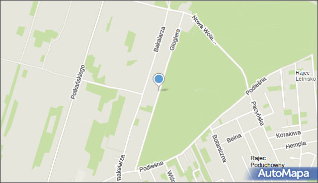 Radom, Dawna Jarosza Józefa, mapa Radomia
