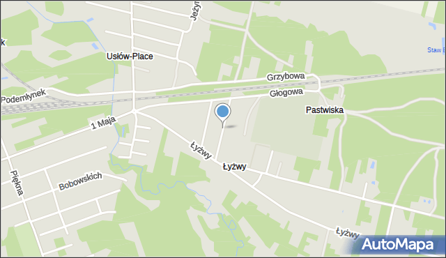 Skarżysko-Kamienna, Dawna Czachowskiego, mapa Skarżysko-Kamienna