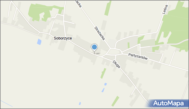 Soborzyce, Dawna Świerczewskiego Karola, gen., mapa Soborzyce