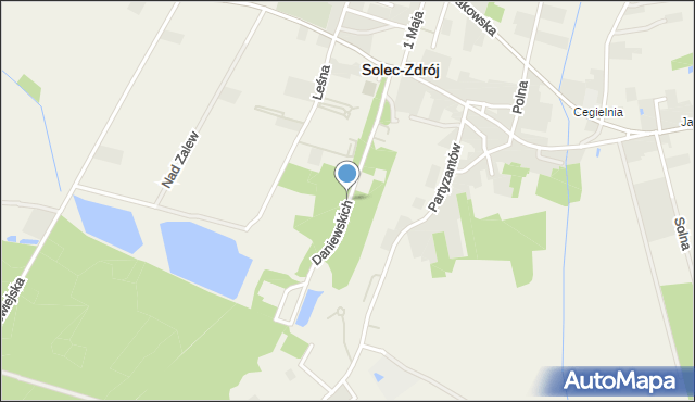 Solec-Zdrój, Daniewskich Włodzimierza i Romualda, mapa Solec-Zdrój