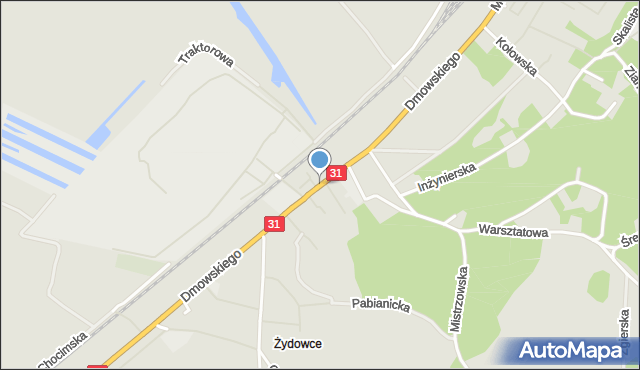 Szczecin, Dawna Przodowników Pracy, mapa Szczecina