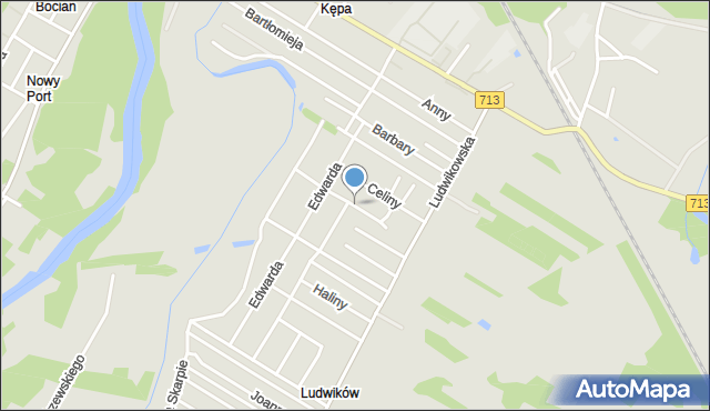 Tomaszów Mazowiecki, Danuty, mapa Tomaszów Mazowiecki