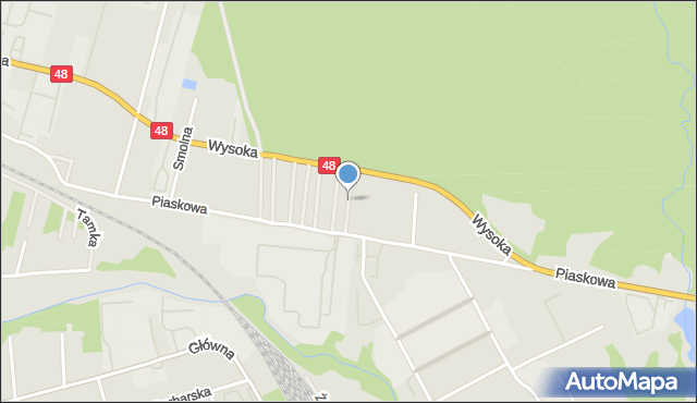 Tomaszów Mazowiecki, Dawna Duracza Teodora, mapa Tomaszów Mazowiecki