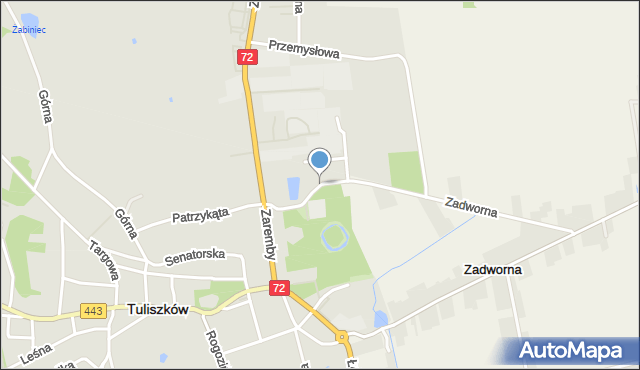 Tuliszków, Dawna Buczka Mariana, mapa Tuliszków