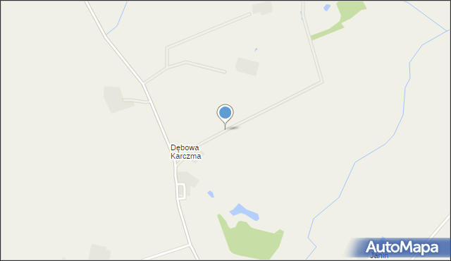 Bartołdy, Dębowa Karczma, mapa Bartołdy