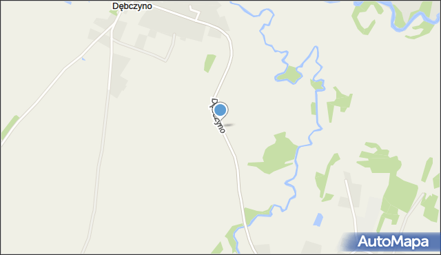 Dębczyno, Dębczyno, mapa Dębczyno