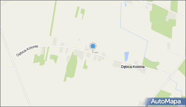 Dębica-Kolonia, Dębica-Kolonia, mapa Dębica-Kolonia