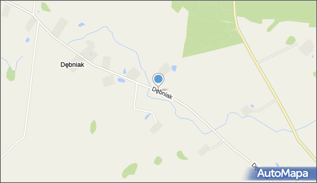 Dębniak gmina Szypliszki, Dębniak, mapa Dębniak gmina Szypliszki