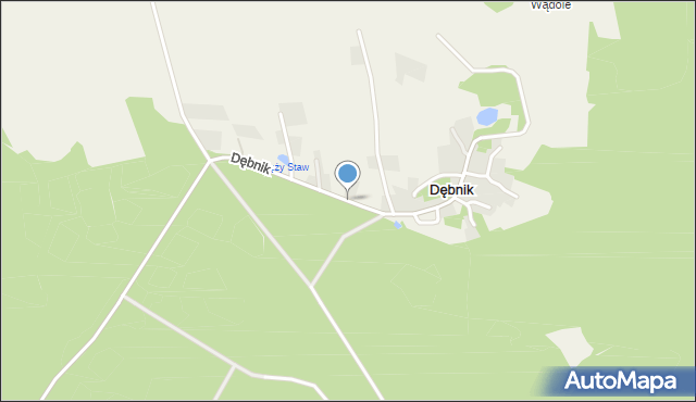 Dębnik gmina Krzeszowice, Dębnik, mapa Dębnik gmina Krzeszowice