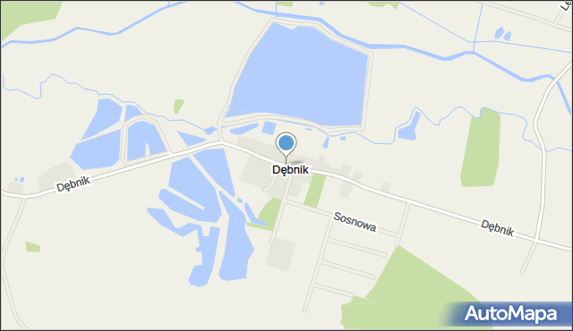 Dębnik gmina Wilków, Dębnik, mapa Dębnik gmina Wilków