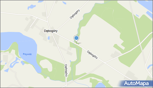 Dębogóry, Dębogóry, mapa Dębogóry