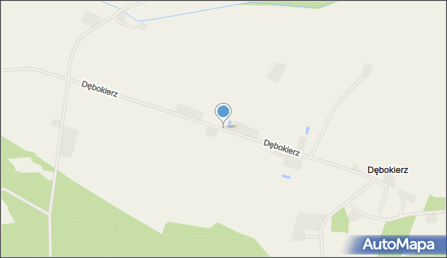 Dębokierz, Dębokierz, mapa Dębokierz