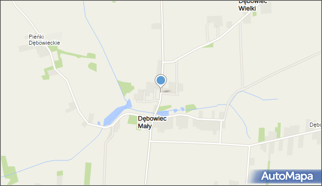 Dębowiec Mały, Dębowiec Mały, mapa Dębowiec Mały