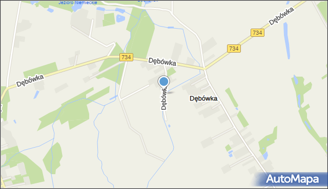 Dębówka gmina Konstancin-Jeziorna, Dębówka, mapa Dębówka gmina Konstancin-Jeziorna