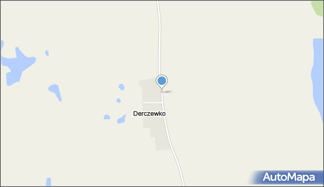 Derczewko, Derczewko, mapa Derczewko