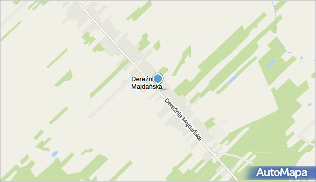 Dereźnia Majdańska, Dereźnia Majdańska, mapa Dereźnia Majdańska